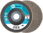 Abrasive discs on fibre glass backing